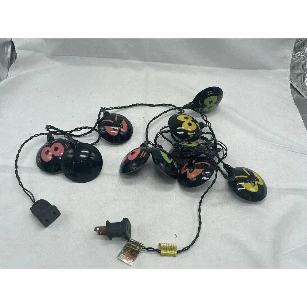 Halloween Light Strands Glowing Eyes And Faces Stackable Strands Novelty Lights
